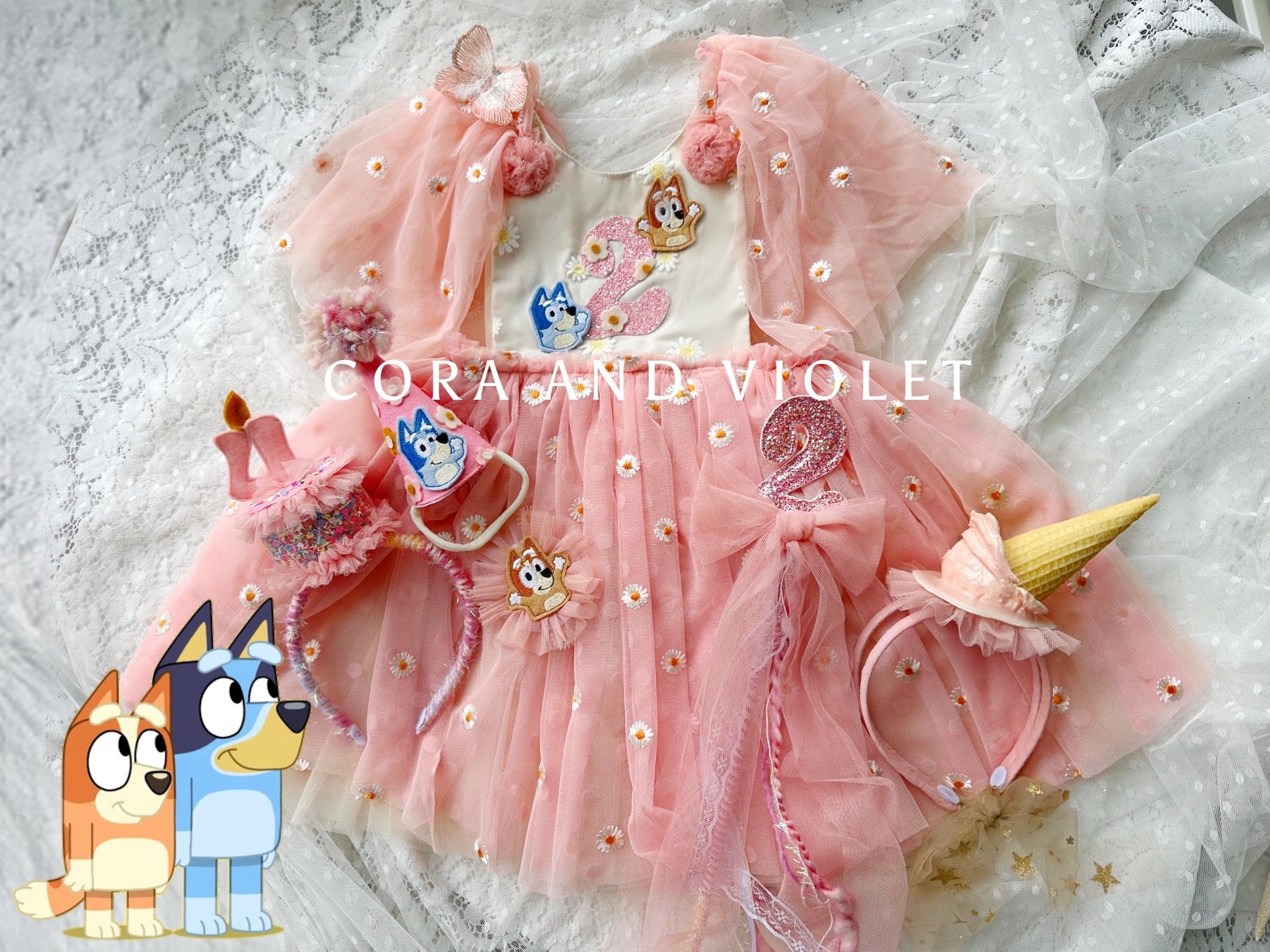 Bluey Toddler Dress 