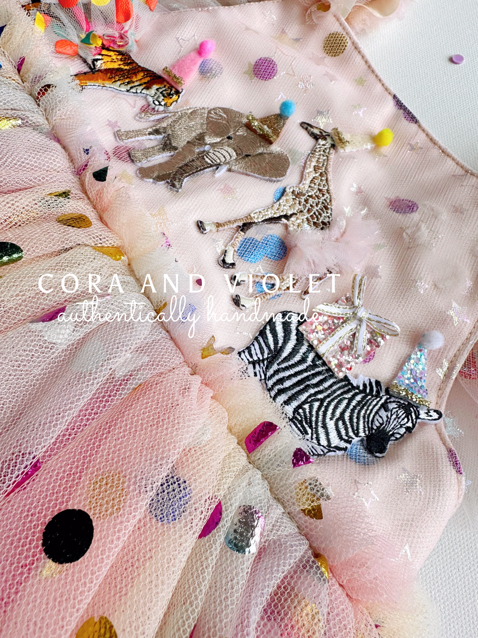 Party Animal Birthday Dress | Cora and Violet